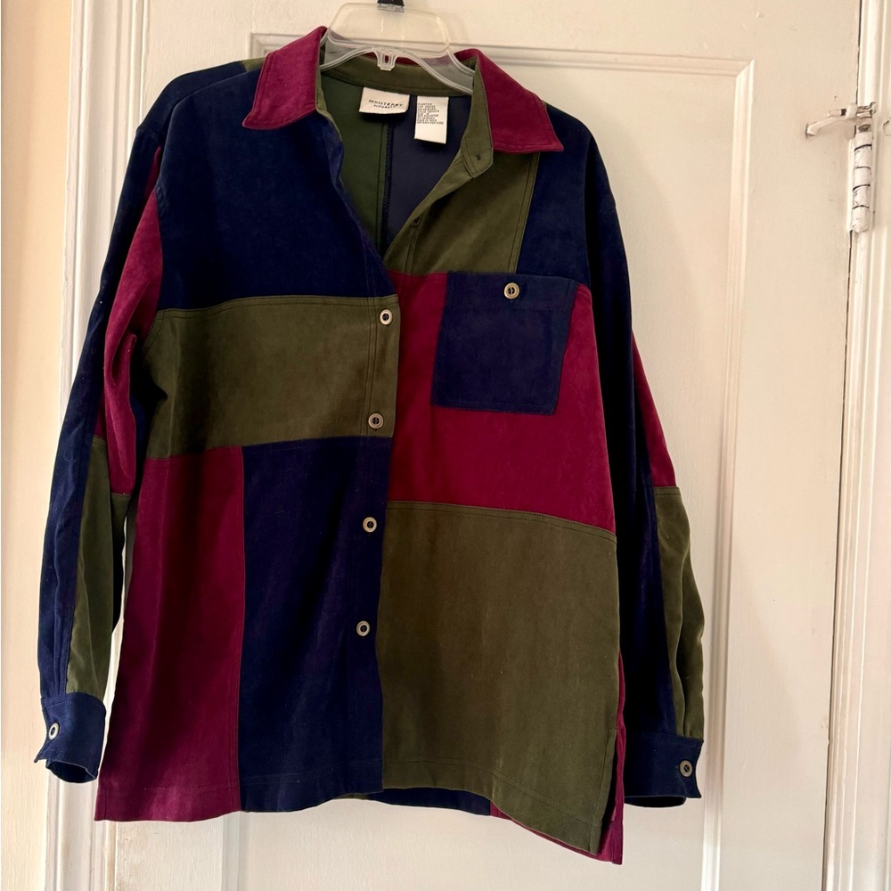 Vintage Monterey By Koret Patchwork Button Down Shirt